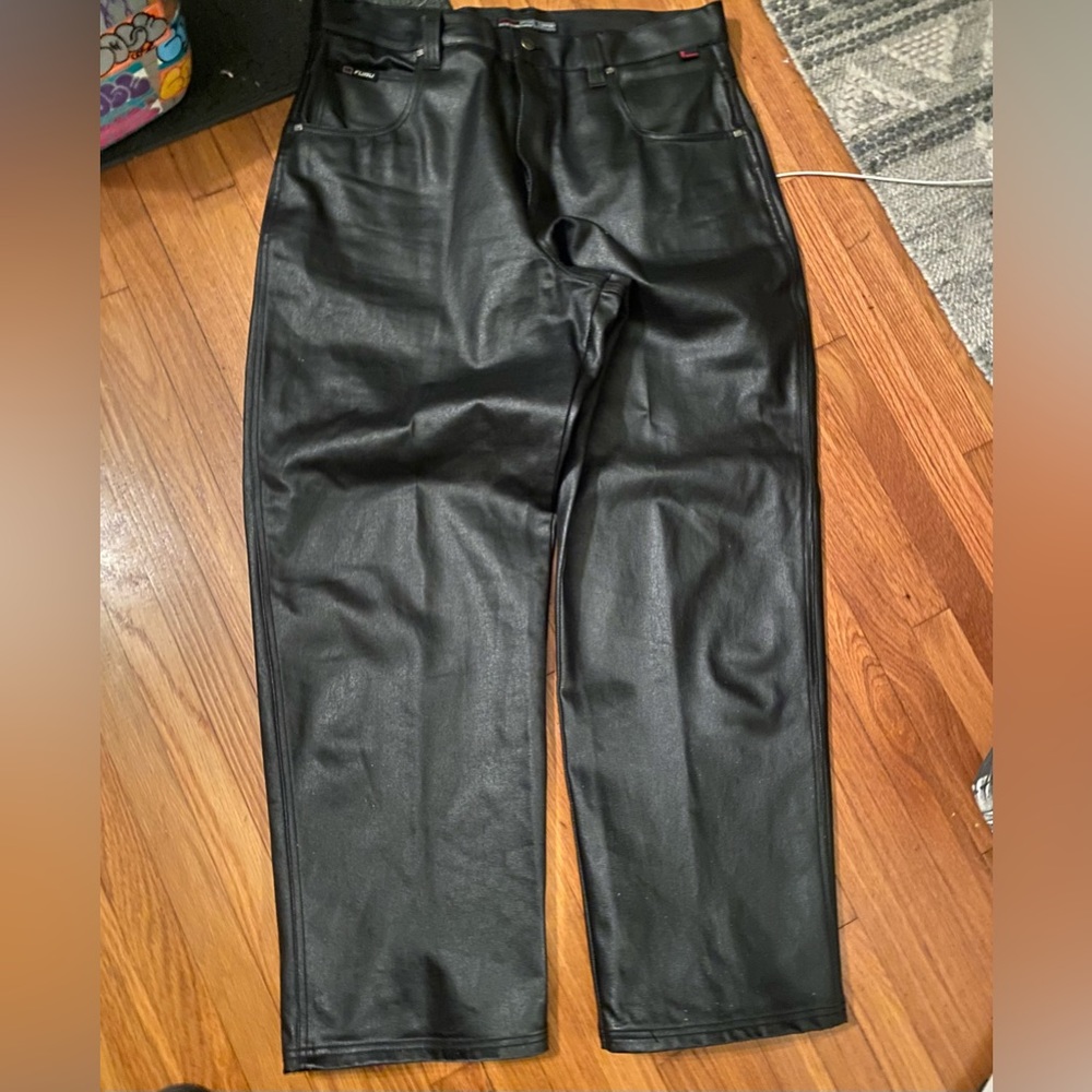 vintage worn/washed once fubu jeans